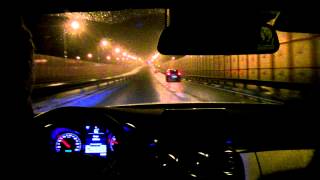 W205 MercedesBenz CClass C200 Test Drive Night time Ride Acceleration Fuel Consumption 2015 [upl. by Yarised]