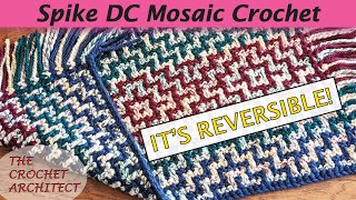 39  Spike DC Mosaic Crochet [upl. by Colon]