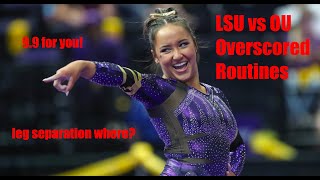 Most Overscored Routines from LSU vs OU 2023 [upl. by Cavanagh]