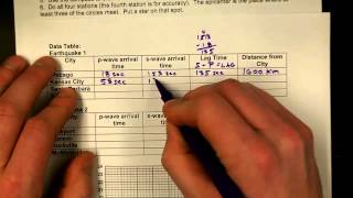 Locating the Epicenter of an Earthquake [upl. by Chrisse]