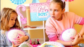 Ruby amp Bonnie Pretend Play with EGG Surprise Toy Delivery Hatchimals HatchiBabies [upl. by Bradlee]