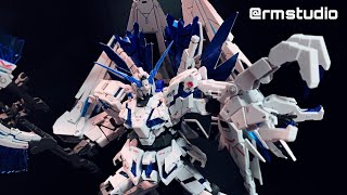 RG 1144 UNICORN GUNDAM PERFECTIBILITY THE GUNDAM BASE LIMITED Speed build Review [upl. by Pacifica]