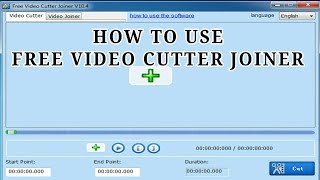 HOW TO USE FREE VIDEO CUTTER JOINER [upl. by Muriah]