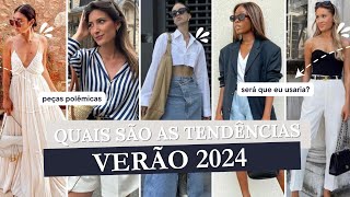 TENDÊNCIAS DE MODA PARA O VERÃO 2024  TENDÊNCIAS POLÊMICAS [upl. by God]