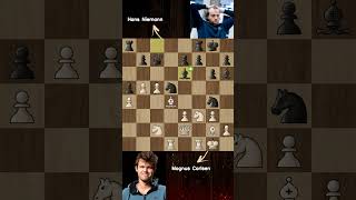 Titled Cup 2024 Magnus Carlsen vs Hans Niemann chess chessplayer titledcup2024 [upl. by Lowis695]