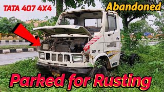 Abandoned TATA 407 4x4 Pick up Truck Leaves For Rusting  Will it start after 5 Years [upl. by Nayb]