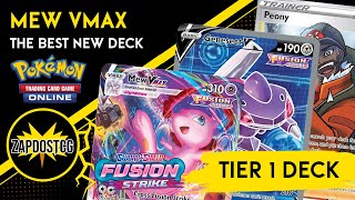 Mew VMAX Deck With Genesect V Is The New BEST Deck from Fusion Strike Pokemon TCG [upl. by Hylan]