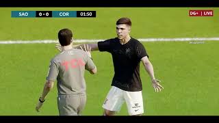 SAO PAULO X CORINTHIANS  GAMEPLAY PES 2021 [upl. by Feriga]