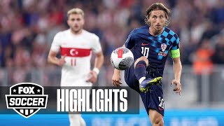 Croatia vs Turkey Highlights  European Qualifiers [upl. by Colver42]