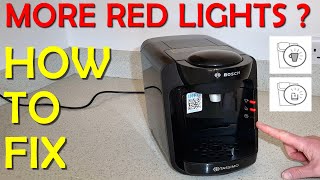 Tassimo Suny Red Light Symbols  How to Fix  Cup Water Descale [upl. by Nedla]