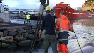 URANUS  Bollard Pull Test in Norway amp Christening in Cuxhaven [upl. by Atinev]