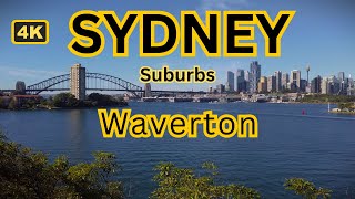 Waverton 4k Driving and Walking Tour  Coal Loader  Balls Head Reserve  Sydney Harbour Views [upl. by Komsa]