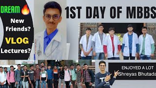 1st Day of MBBS  By Shreyas Bhutada  Vlog 26  mbbs gmc newjourney yavatmal [upl. by Natelson]