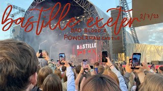 Bastille Bad Blood X  GRWM  Concert Vlog  Exeter Powderham Castle [upl. by Ziguard642]