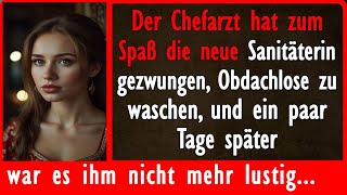 Der Chefarzt hat zum Spaß die neue Sanitäterin gezwungen Obdachlose zu waschen und ein paar [upl. by Christabella]