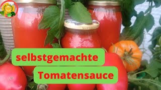 Tomatensauce selber machen🍅Grundrezept [upl. by Hsivat]