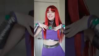 classic starfire cosplay audio cosplay teentitans starfire starfirecosplay teentitanscosplay [upl. by Celik]