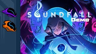 Lets Play Soundfall Expo Demo  Beatdown To The Beat [upl. by Eloccin]