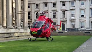 Londons Air Ambulance At The British Museum 30923 [upl. by Revlis]