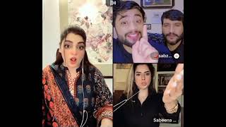 saba shah and sabzi waly new entertaining video live on tiktok [upl. by Serrano]