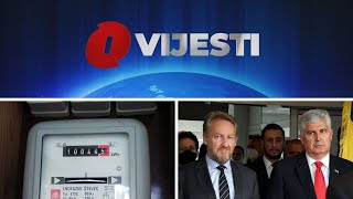 Od danas nove cijene električne energije  Čović odgovorio na optužbe Izetbegovića  O Vijesti [upl. by Arahahs]