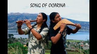 The Song Of The Ocarina  Sairi Salazar amp Carlos Salazar Panflute And Quenacho [upl. by Ytitsahc]