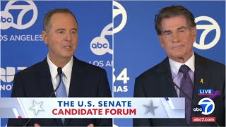 Adam Schiff Steve Garvey discuss immigration and border security [upl. by Linzy]