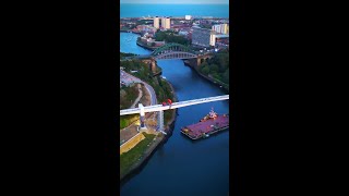 Installing the New Wear Footbridge [upl. by Uela]