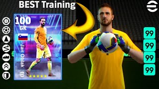 How To Train Free Jan Oblak In Efootball 2025  Oblak max level training in efootball efootball [upl. by Adnirolc825]