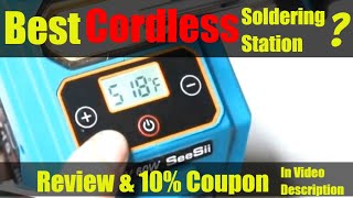 Ultimate Soldering Kit Review of Seesii Cordless Soldering Station [upl. by Uhile]