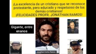 Profersor Jonathan Ramos dando cátedra a tres protestantes fanáticos [upl. by Eadahc984]