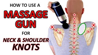 How to Use a Massage Gun to Loosen Tight Neck amp Shoulders [upl. by Sandie653]