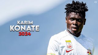 Karim Konaté 2024  Amazing Skills Assists amp Goals  RB Salzburg  HD [upl. by Nallak]