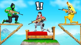 Playing BED WARS VS Jelly and Crainer In Fortnite [upl. by Vina]