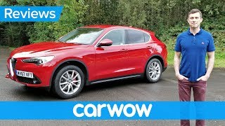 Alfa Romeo Stelvio SUV 2018 review  carwow Reviews [upl. by Michael]