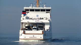 Reederei NordenFrisia Fähre Norderney Juist Wattenmeer ferry veerboot färja 11102018 [upl. by Hajar]