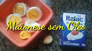 Maionese Caseira com Ovos Cozidos e Creme de Leite Sensacional [upl. by Hermina]