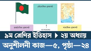 Class 9 Itihas o Samajik Biggan Chapter 2 Page 24  নবম শ্রেণির ইতিহাস ও সামাজিক বিজ্ঞান পৃষ্ঠা ২৪ [upl. by Cypro]