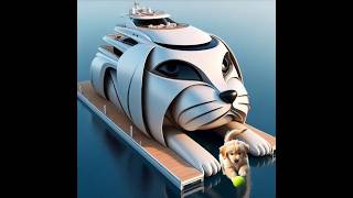 ANİMALS SHAPED YACHT  Hayvanlar yat görünümlü animals yacht funny [upl. by Ahsuat77]