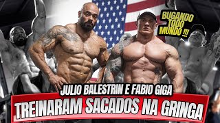 JULIO BALESTRIN E FABIO GIGA TREINARAM SACADOS NA GRINGA [upl. by Anaz]