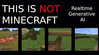 AI Minecraft  Realtime Generation [upl. by Vudimir164]