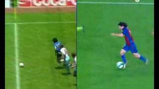 Comparison Maradona and messi goals [upl. by Viglione]