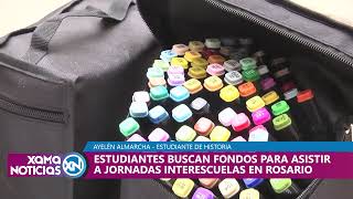 Estudiantes buscan fondos para asistir a jornadas interescuelas en Rosario 21052024 [upl. by Ahseinaj552]