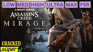 Assassins Creed MirageCRACKED  GTX 1650 SUPER  I3 8100  All Settings TESTED [upl. by Thill16]