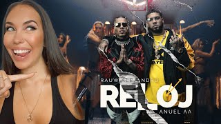 FEMALE DJ REACTS TO LATIN MUSIC 🔥 Rauw Alejandro x Anuel AA  Reloj REACTIONREACCION [upl. by Kataway]