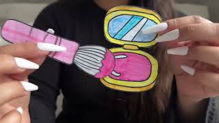 ASMR Doing Your Makeup With Paper Products [upl. by Norah]