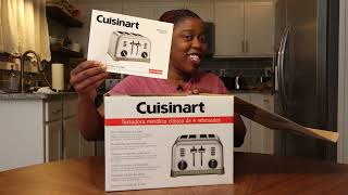 Cuisinart 4Slice Toaster Unboxing Setup and Detailed Review 🍞🔥quot [upl. by Eissoj]