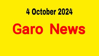 Garo News 4 October 2024  Garo AIR Shillong [upl. by Omissam624]