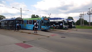 Transpo NF XN35 1503 amp 2215 On Rt 11 2219 On Rt 15B amp Interurban Trolley Gillig LF 9153 On Rt 30 [upl. by Ho]