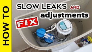 Glacier Bay Dual Flush Toilet Leak Fix and Adjustments [upl. by Ynogoham798]